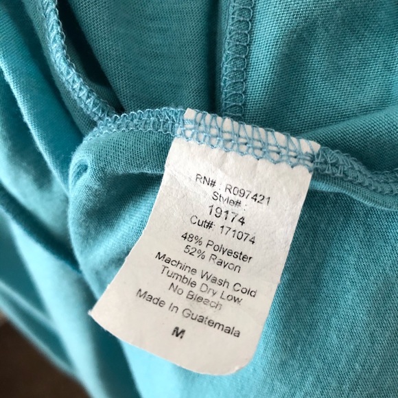 🚫 SOLD Aqua Loose Cascading Cardigan by ALLOY - Picture 7 of 7